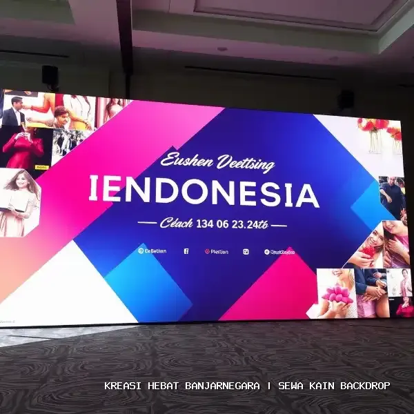 sewa kain backdrop Banjarnegara