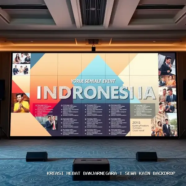 Sewa Kain Backdrop Banjarnegara – Estetika Panggung Profesional