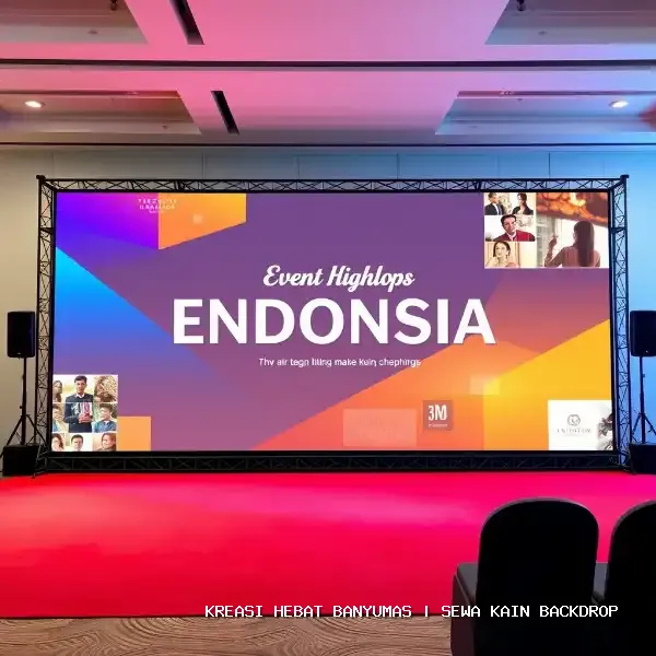 Sewa Kain Backdrop Banyumas | Estetika Panggung Profesional