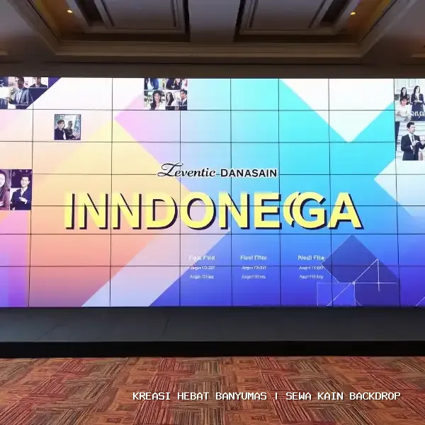 Sewa Kain Backdrop Banyumas | Estetika Panggung Profesional