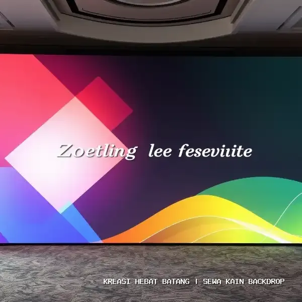 sewa kain backdrop Batang