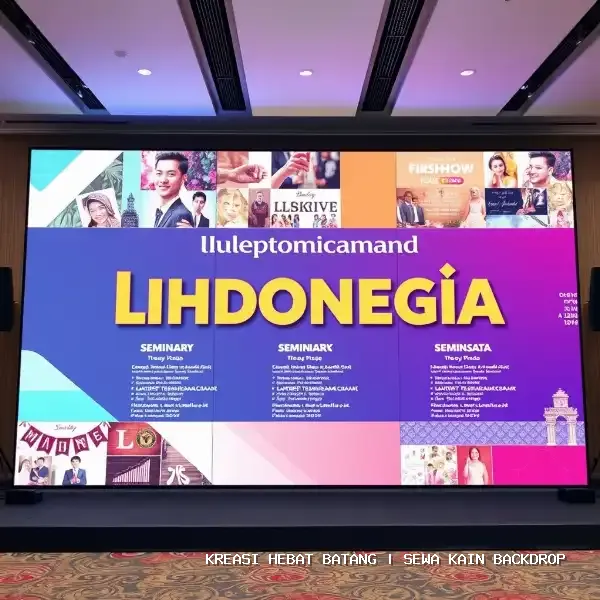 Sewa Kain Backdrop Batang – Estetika Panggung Profesional