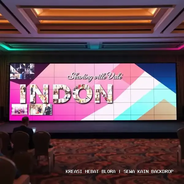 Sewa Kain Backdrop Blora | Estetika Panggung Profesional