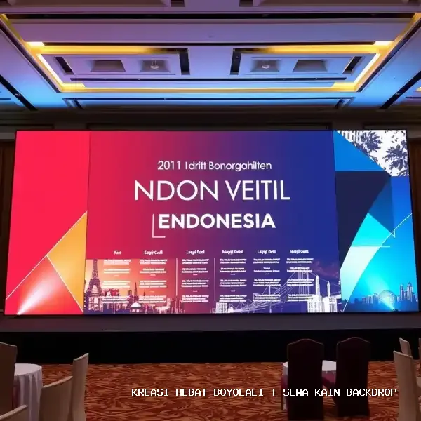Sewa Kain Backdrop Boyolali – Estetika Panggung Profesional