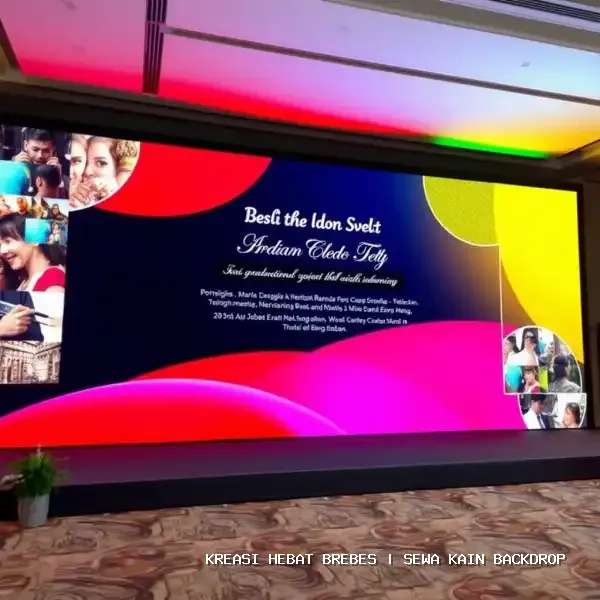 Sewa Kain Backdrop Brebes – Solusi Visual Panggung Profesional