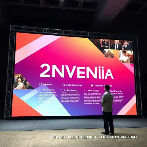 Sewa Kain Backdrop Demak – Solusi Visual Panggung Profesional