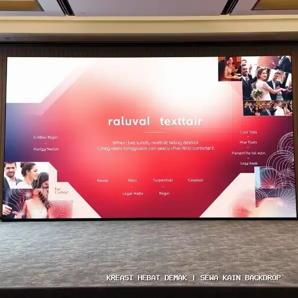 Sewa Kain Backdrop Demak – Solusi Visual Panggung Profesional