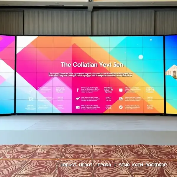 Sewa Kain Backdrop Jepara | Estetika Panggung Profesional