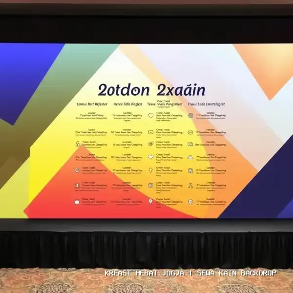 Sewa Kain Backdrop Jogja | Solusi Visual Panggung Profesional