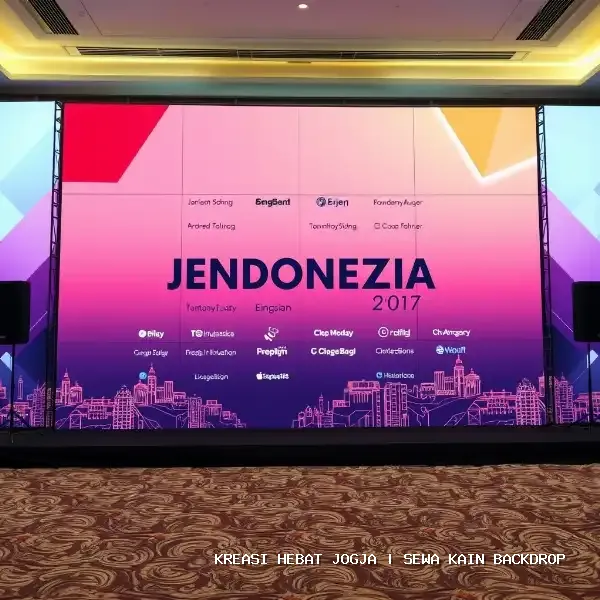 Sewa Kain Backdrop Jogja | Solusi Visual Panggung Profesional