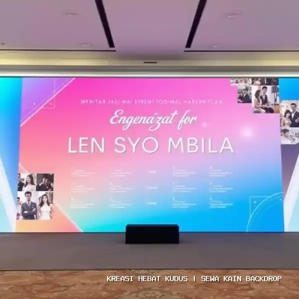 sewa kain backdrop Kudus