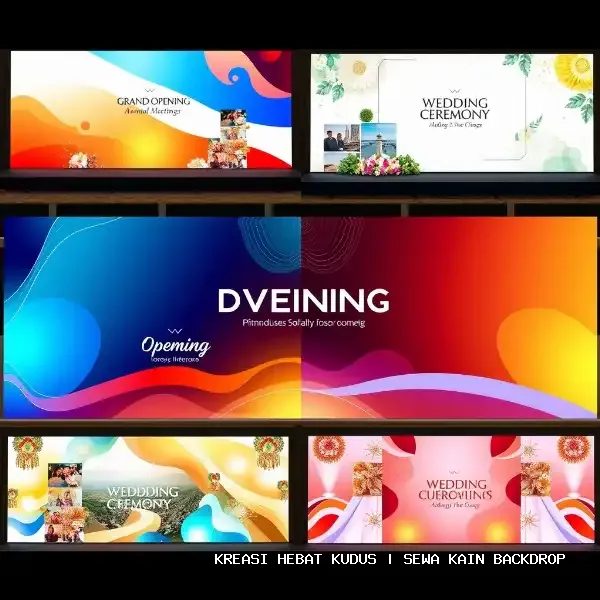 Sewa Kain Backdrop Kudus – Estetika Panggung Profesional