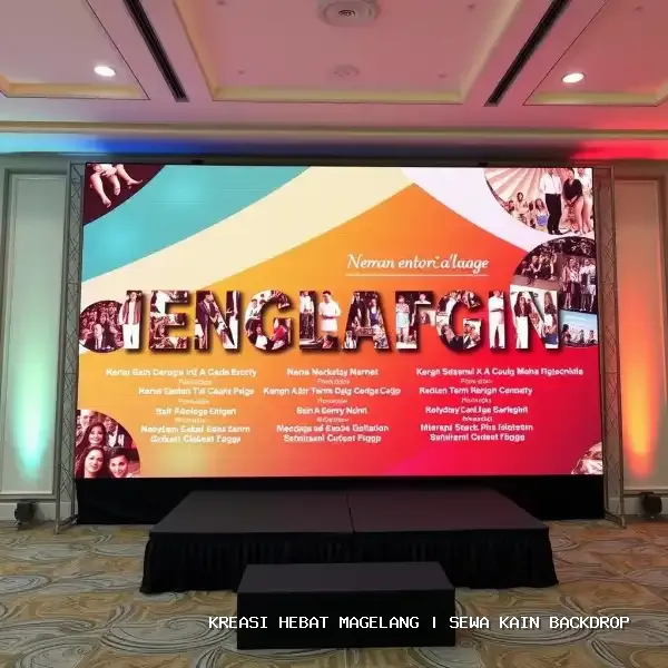 Sewa Kain Backdrop Magelang – Solusi Visual Panggung Profesional