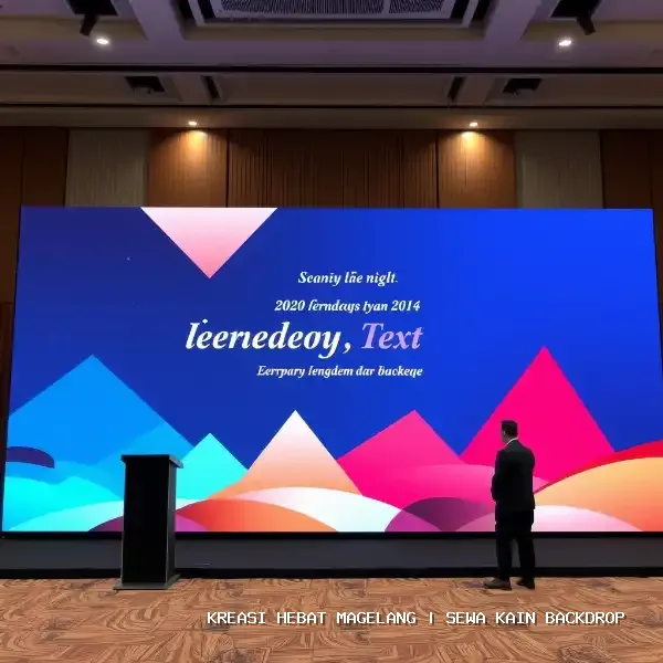 Sewa Kain Backdrop Magelang – Solusi Visual Panggung Profesional