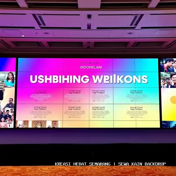 Sewa Kain Backdrop Semarang | Estetika Panggung Profesional