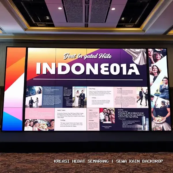 Sewa Kain Backdrop Semarang | Estetika Panggung Profesional