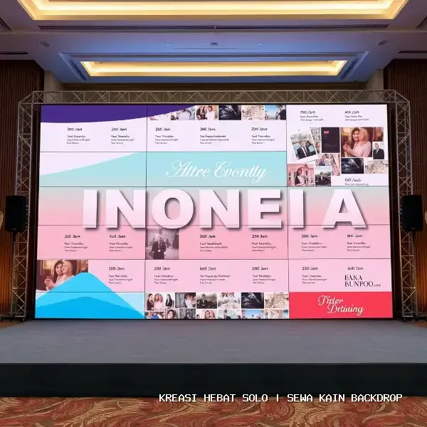 Sewa Kain Backdrop Solo untuk Event Profesional