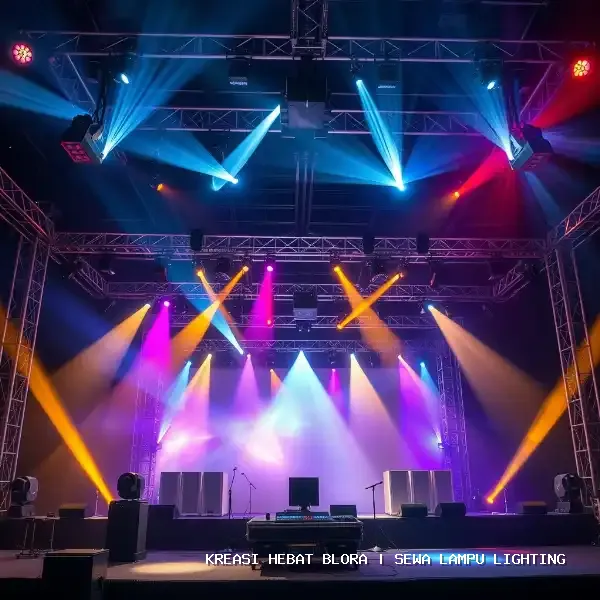 sewa lampu lighting Blora