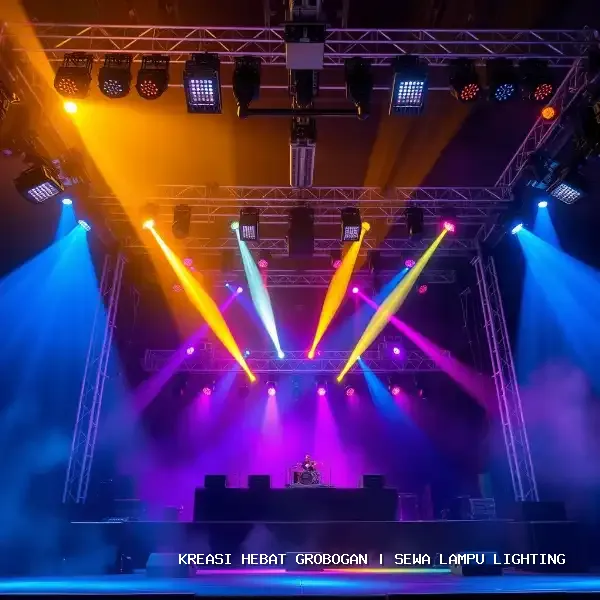 sewa lampu lighting Grobogan