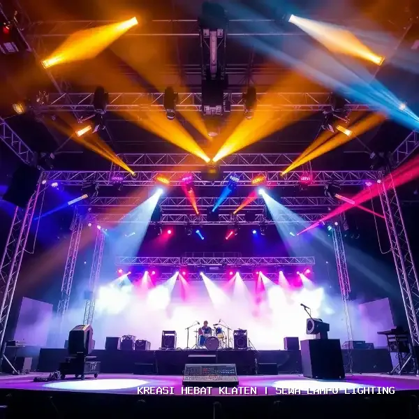 sewa lampu lighting Klaten