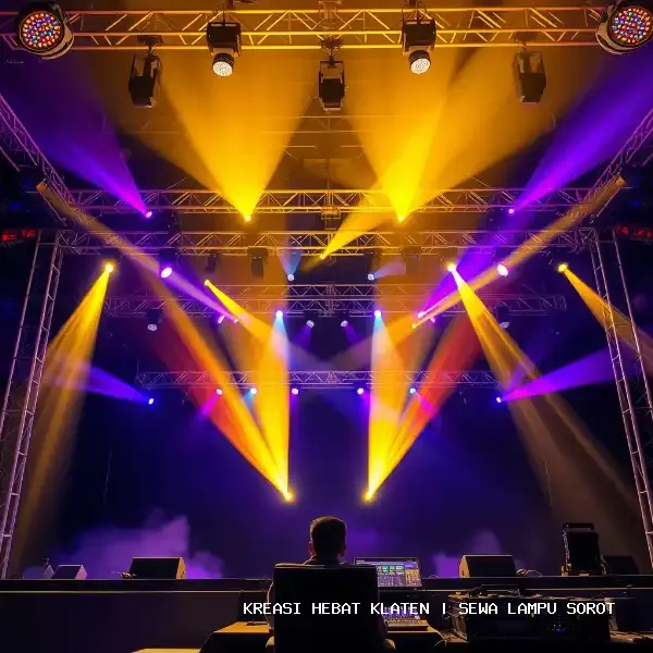 sewa lampu sorot Klaten