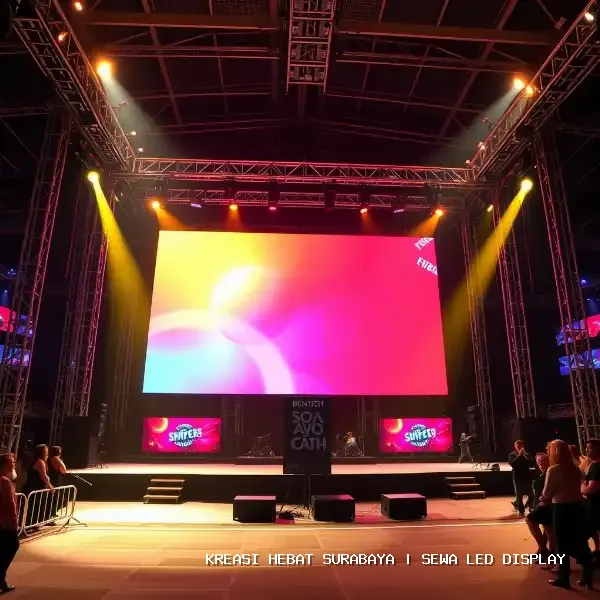 Sewa LED Display Surabaya – Videotron Outdoor P4.8 All-Weather