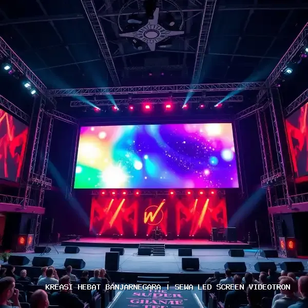 sewa led screen videotron Banjarnegara