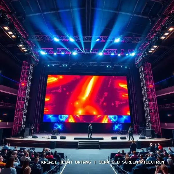sewa led screen videotron Batang