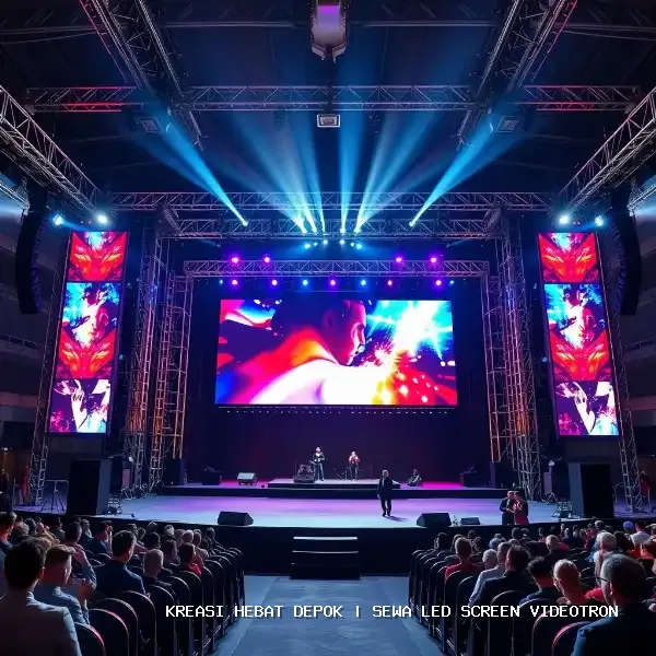 Sewa LED Screen Videotron Depok – P3.9 High Refresh