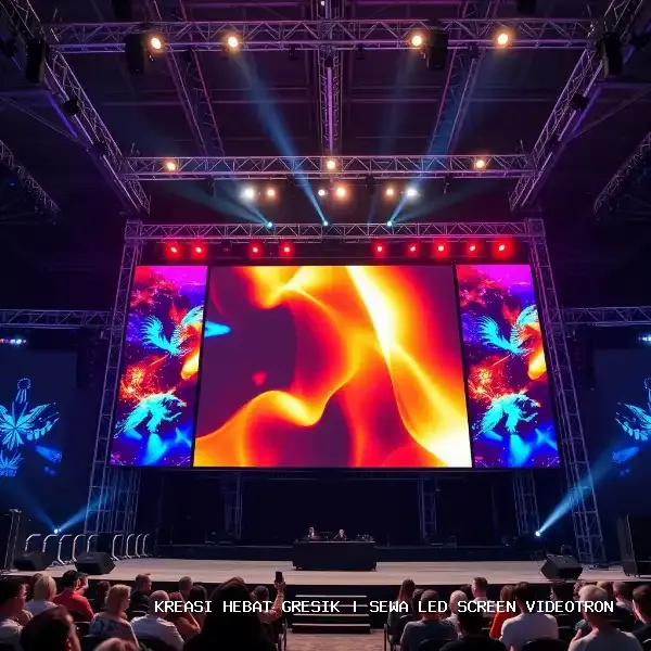 sewa led screen videotron Gresik
