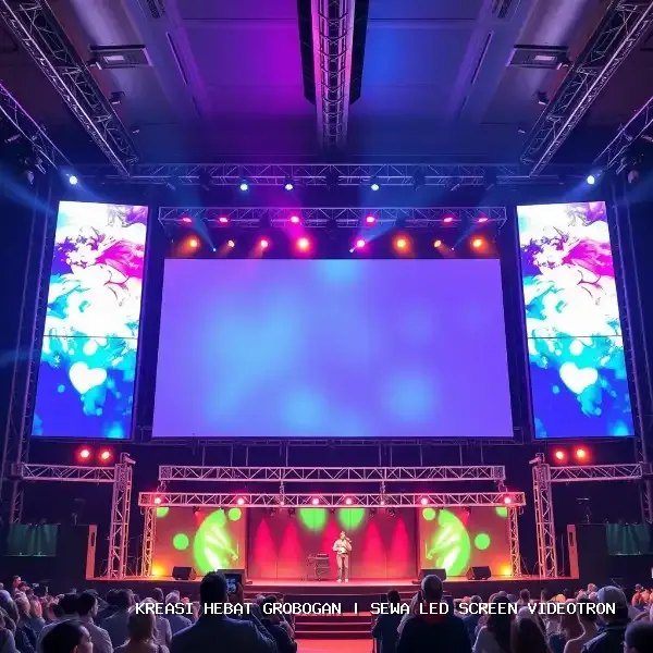 Sewa LED Screen Videotron Grobogan