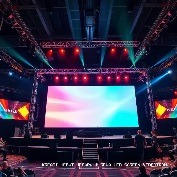 sewa led screen videotron Jepara