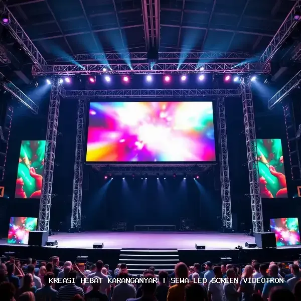 sewa led screen videotron Karanganyar