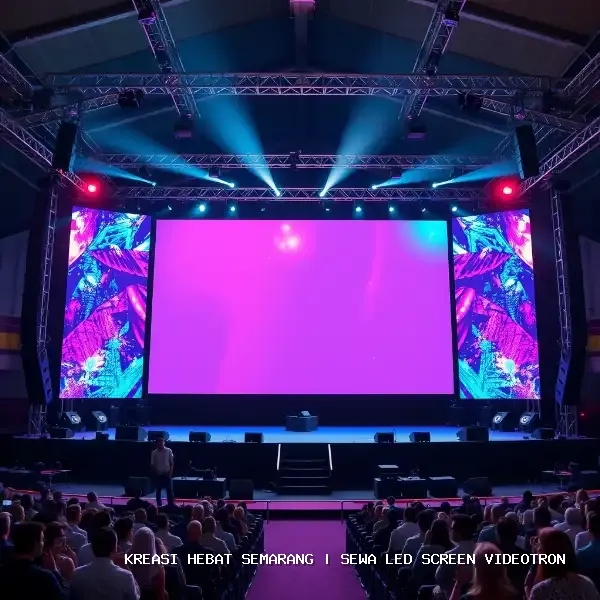 sewa led screen videotron Semarang