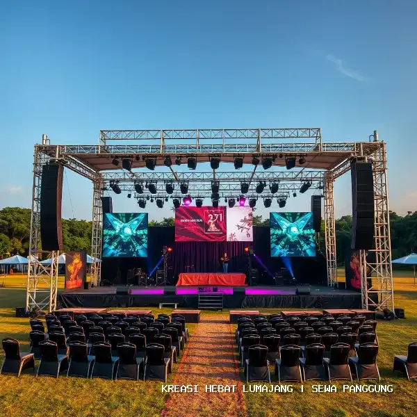 Sewa Panggung Lumajang – Konstruksi Kokoh & Aman