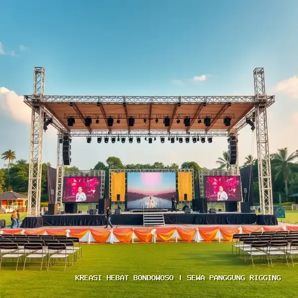 sewa panggung rigging Bondowoso