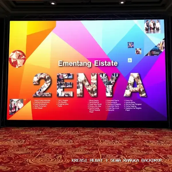 sewa rangka backdrop