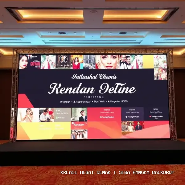 sewa rangka backdrop Demak