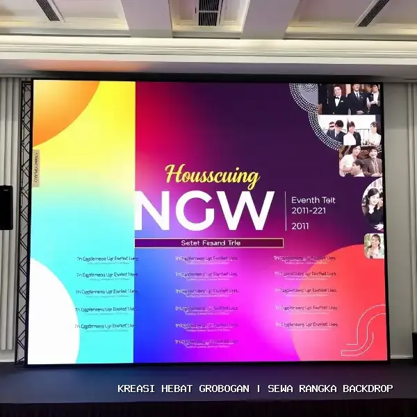 sewa rangka backdrop Grobogan