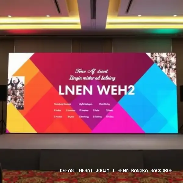 Sewa Rangka Backdrop Jogja – Solusi Visual Panggung
