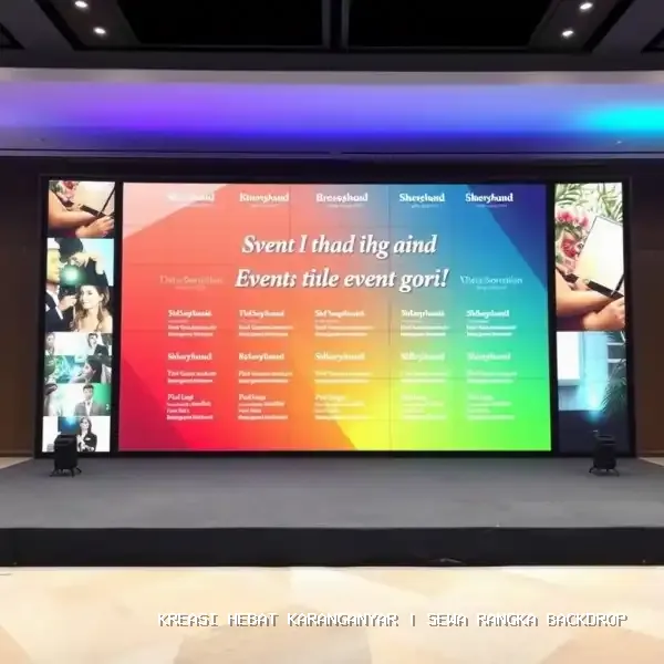 Sewa Rangka Backdrop Karanganyar | Estetika Panggung Profesional