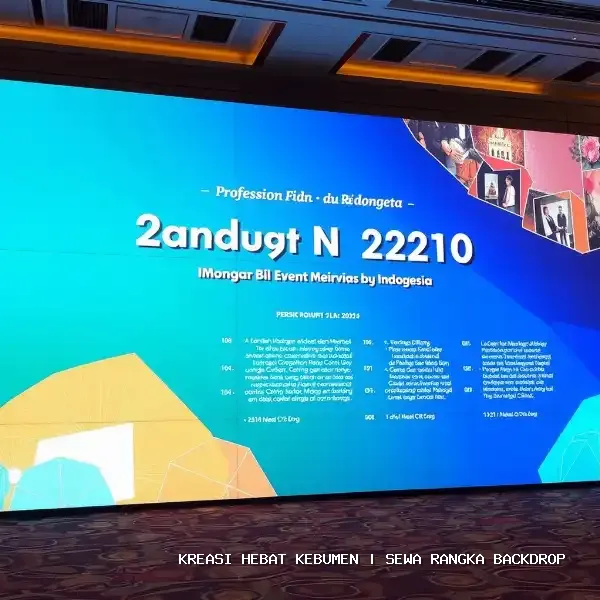 Sewa Rangka Backdrop Kebumen – Solusi Visual Panggung