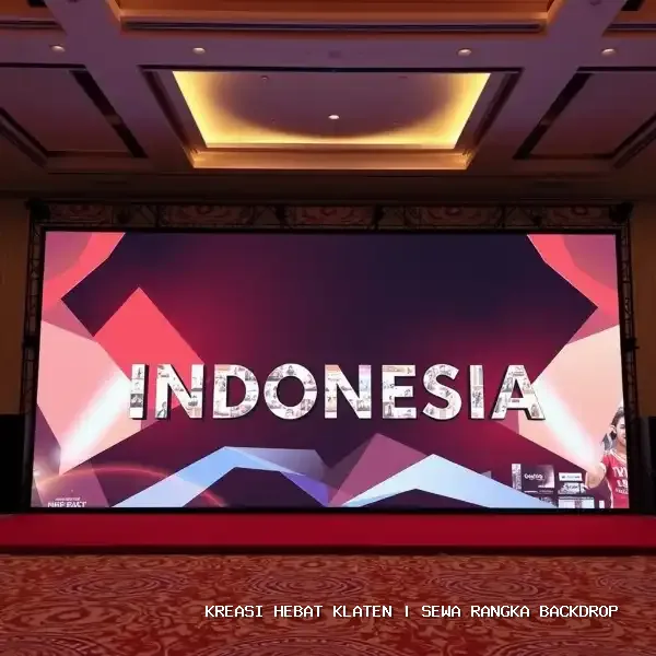 Sewa Rangka Backdrop Klaten | Estetika Panggung Profesional