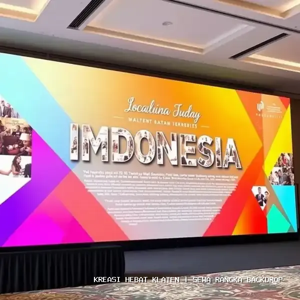 Sewa Rangka Backdrop Klaten | Estetika Panggung Profesional
