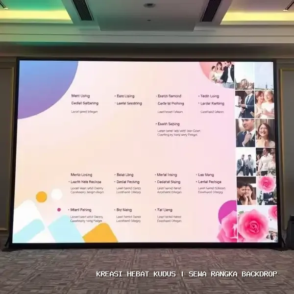 Sewa Rangka Backdrop Kudus – Solusi Visual Panggung Terbaik