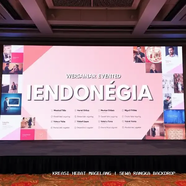 sewa rangka backdrop Magelang