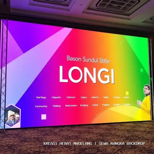 Sewa Rangka Backdrop Magelang – Solusi Visual Panggung