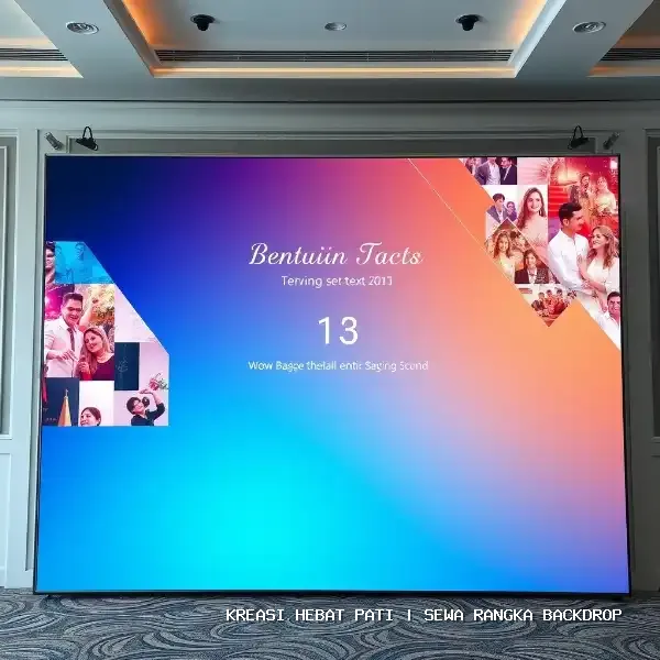 Sewa Rangka Backdrop Pati | Visual Mewah & Pemasangan Presisi