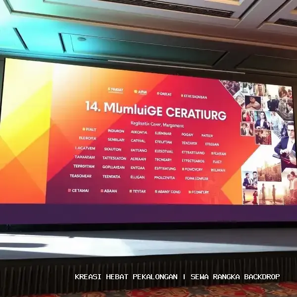 Sewa Rangka Backdrop Pekalongan | Estetika Panggung Profesional