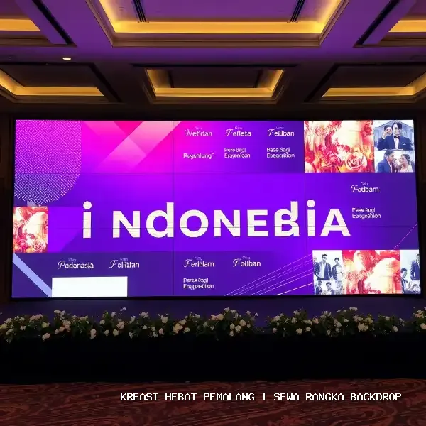 Sewa Rangka Backdrop Pemalang | Estetika Panggung Profesional